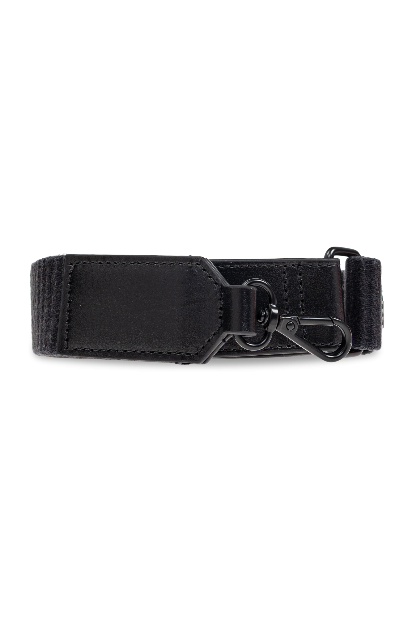 DIESEL｜ (X10223 P8079 T8013) Men's 1DR-Camera bag in flocked denim | Black | Diesel